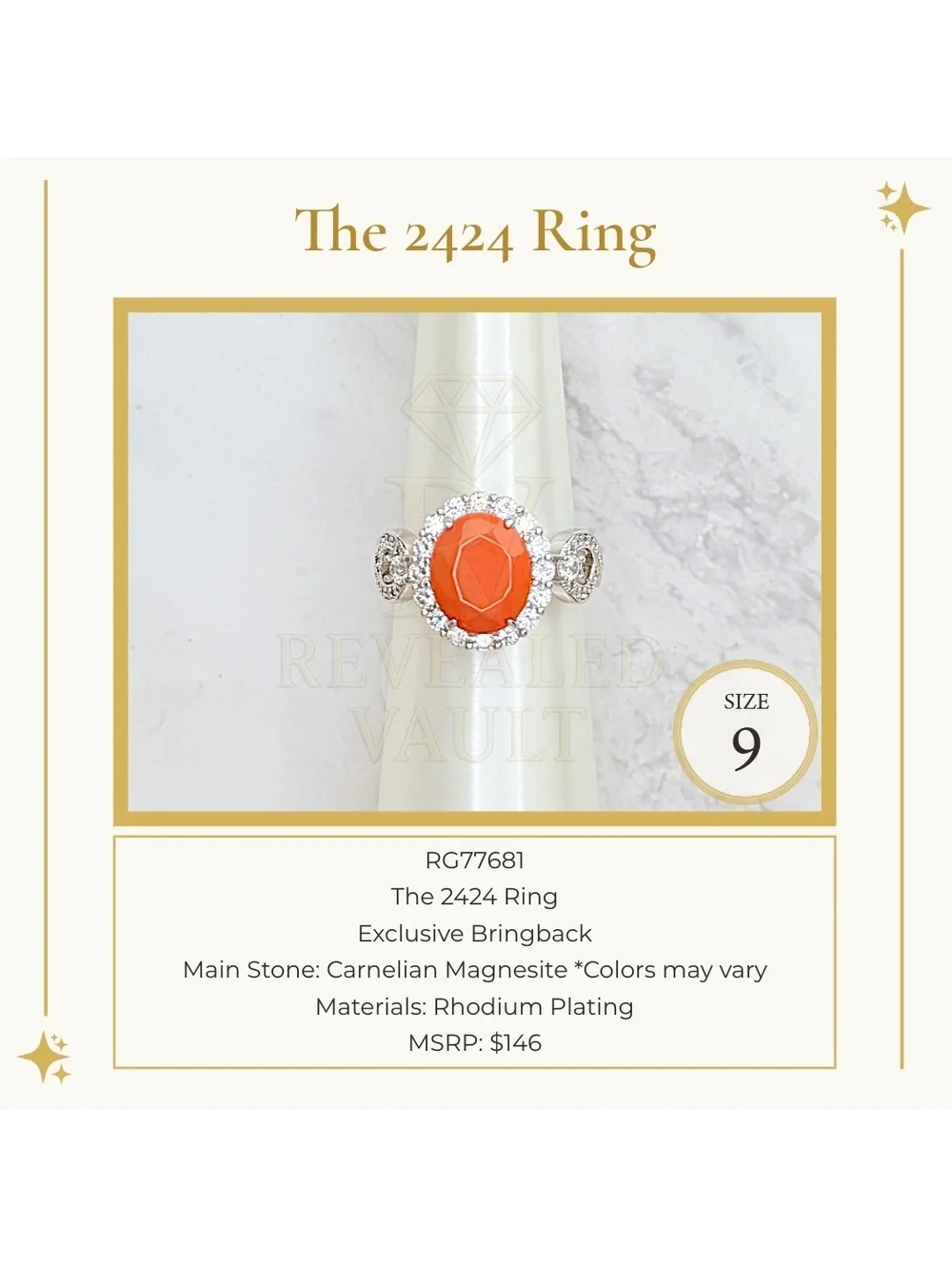The 2424 Ring - Size 8 - OG